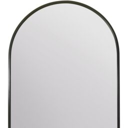 MirrorOutlet The Arcus Framed Arched Garden Mirror  - Black - thumbnail 2