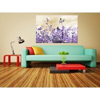 Purple by East Urban Home Graphic Art on Canvas - Purple - thumbnail 1