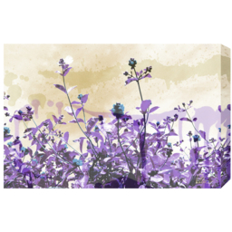 Purple by East Urban Home Graphic Art on Canvas - Purple - thumbnail 2