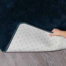 Fluffy Rug Shaggy Floor Mat - Navy Blue / 120cm - thumbnail 2