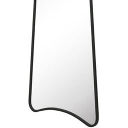 The Coartans Black Metal Trapezoid Mirror - Black / 95cm - thumbnail 4