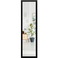 Costway Full Length Over the Door Mirror-Black - Black