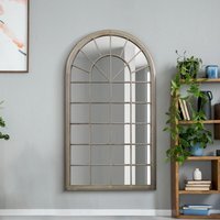 MirrorOutlet The Somerly Full Length Arched Rustic Mirror - Stone - image 1