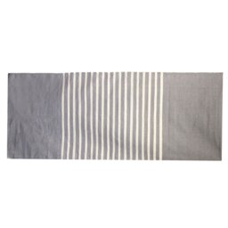 Indian Cotton Rug Grey Soft Durable for Home Yoga - Grey - thumbnail 5