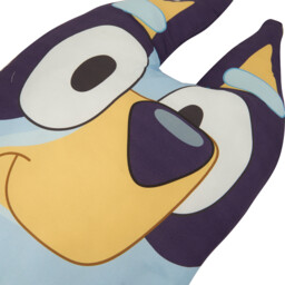 Bluey Smile Shaped Cushion - Blue - thumbnail 3