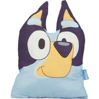 Bluey Smile Shaped Cushion - Blue - thumbnail 1