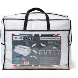 Homescapes Goose Feather and Down All Season Duvet  - White / King size - thumbnail 2