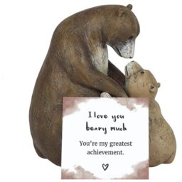 I Love You Beary Much Ornament Mother's Day gift - Brown - thumbnail 3