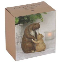 I Love You Beary Much Ornament Mother's Day gift - Brown - thumbnail 4