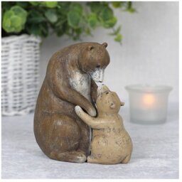 I Love You Beary Much Ornament Mother's Day gift - Brown - thumbnail 5