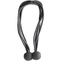 Matt Ball Magnet Tieback - Charcoal