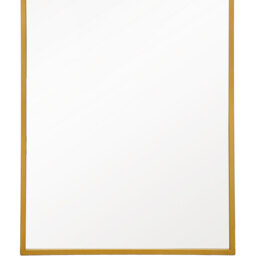 Arcus Crown Arch Leaner Outdoor Wall Garden Mirror - Gold / 200cm - thumbnail 4