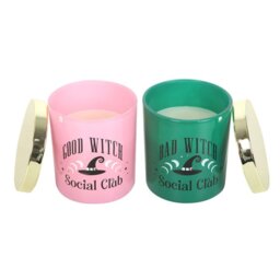 Set of 2 Witch Scented Glass Candles Good Bad Witch Gifts - Multi - thumbnail 3