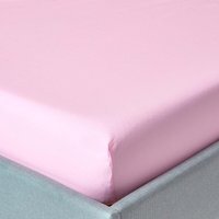 200 Thread Count Egyptian Cotton Extra Deep Fitted Sheet - Pink / Double - thumbnail 1