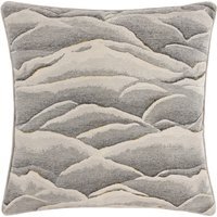 Stratus Jacquard  Cushion - Grey / 80 Feather 20 Polyester - image 1