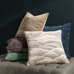 Stratus Jacquard  Cushion - Grey / 80 Feather 20 Polyester - thumbnail 5