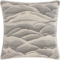 Stratus Jacquard  Cushion - Grey / 80 Feather 20 Polyester - thumbnail 1