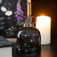 Poisonous Plants Ceramic Plant Mister Dark Elegant Garden Decor - Black