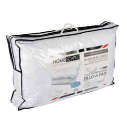 Homecapes Goose Feather and Down Pillow Pair - White - thumbnail 5