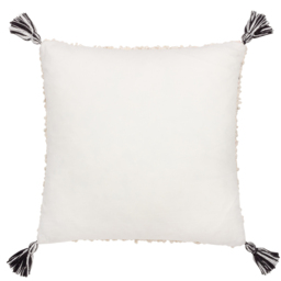 Cambre Boucle Tasselled Cushion 50 x 50cm - Mono / 1.3kg - thumbnail 2