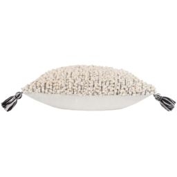 Cambre Boucle Tasselled Cushion 50 x 50cm - Mono / 1.3kg - thumbnail 3