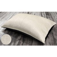 Textured Woven Lounging Cushion with Tailor Joint and Non-Slip Base - Cream / 85cm - image 1