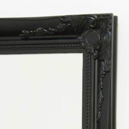 Buxton Black Wall Mirror 108 x 78cm - Black - thumbnail 3