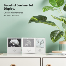 Baby Scan Photo Frame Multi-Photo - Silver - thumbnail 2