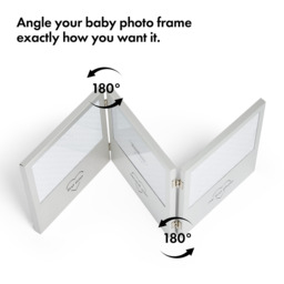 Baby Scan Photo Frame Multi-Photo - Silver - thumbnail 4