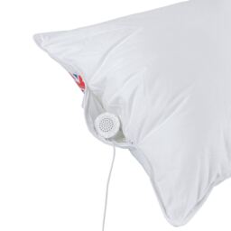Homescapes Duck Feather and Down Music Pillow With Speaker - White - thumbnail 5