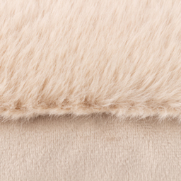 Stanza Faux Fur Cushion 55 x 55cm - Brulee / Feather - thumbnail 4