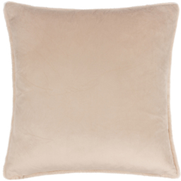 Stanza Faux Fur Cushion 55 x 55cm - Brulee / Feather - thumbnail 2