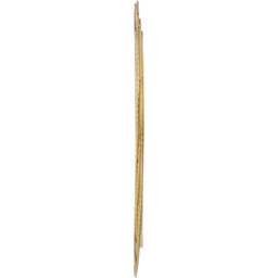 Saskia Round Gold Wall Mirror - 90cm - Gold - thumbnail 5