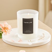 Handmade Soy Wax Scented Candle with Wooden Lid - Juicy Refresh Lychee - image 1