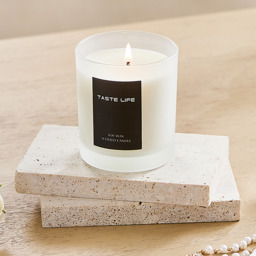Handmade Soy Wax Scented Candle with Wooden Lid - Juicy Refresh Lychee - thumbnail 4