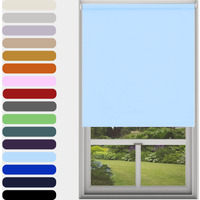 Made to Measure Blackout Roller Blind - Blue / 211 - 240 cm / 240cm width x 210cm Drop / 10 - 160 cm - image 1