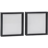 "20x20"" 3D Box Photo Frame Pack of 2 - Black" - thumbnail 1