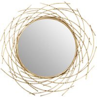 Puzzle Sunburst Wall Mirror - Gold