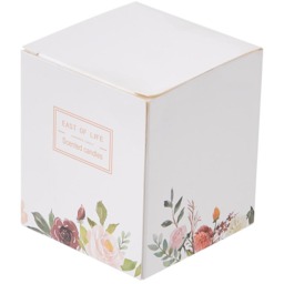 Natural Soy Wax Scented Candle in Glass Jar - Lemon and Rose - thumbnail 5