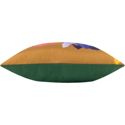 Celandine Floral Outdoor Cushion Cover - Saffron - thumbnail 3