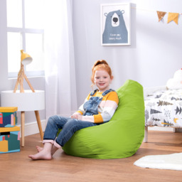 icon Kids Dalton High Back Bean Bag Indoor Outdoor - Green - thumbnail 2