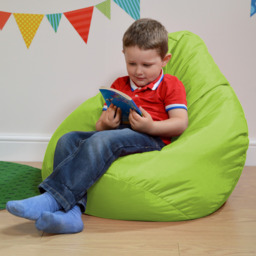 icon Kids Dalton High Back Bean Bag Indoor Outdoor - Green - thumbnail 3