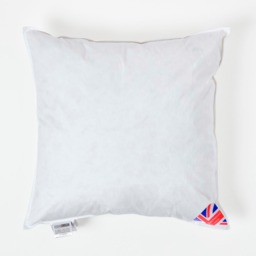Homescapes Duck Down Cushion Pad Insert - White / 50cm - thumbnail 5