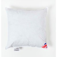 Homescapes Duck Down Cushion Pad Insert - White / 50cm - thumbnail 1