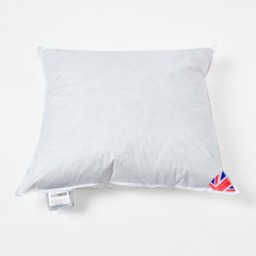 Homescapes Duck Down Cushion Pad Insert - White / 50cm - thumbnail 4