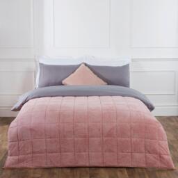 Teddy Fleece Weighted Blanket Throw - Pink / 180cm - thumbnail 2