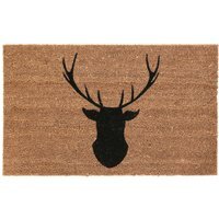 Coir Stag Doormat - Brown