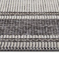Tribal Bordered Indoor & Outdoor Rug Grey - Grey / 120.0cm