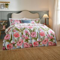 Poppy Trail Reversible Duvet Cover Set - Multicoloured / Double