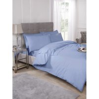 Percale Duvet Set - Blue / Double
